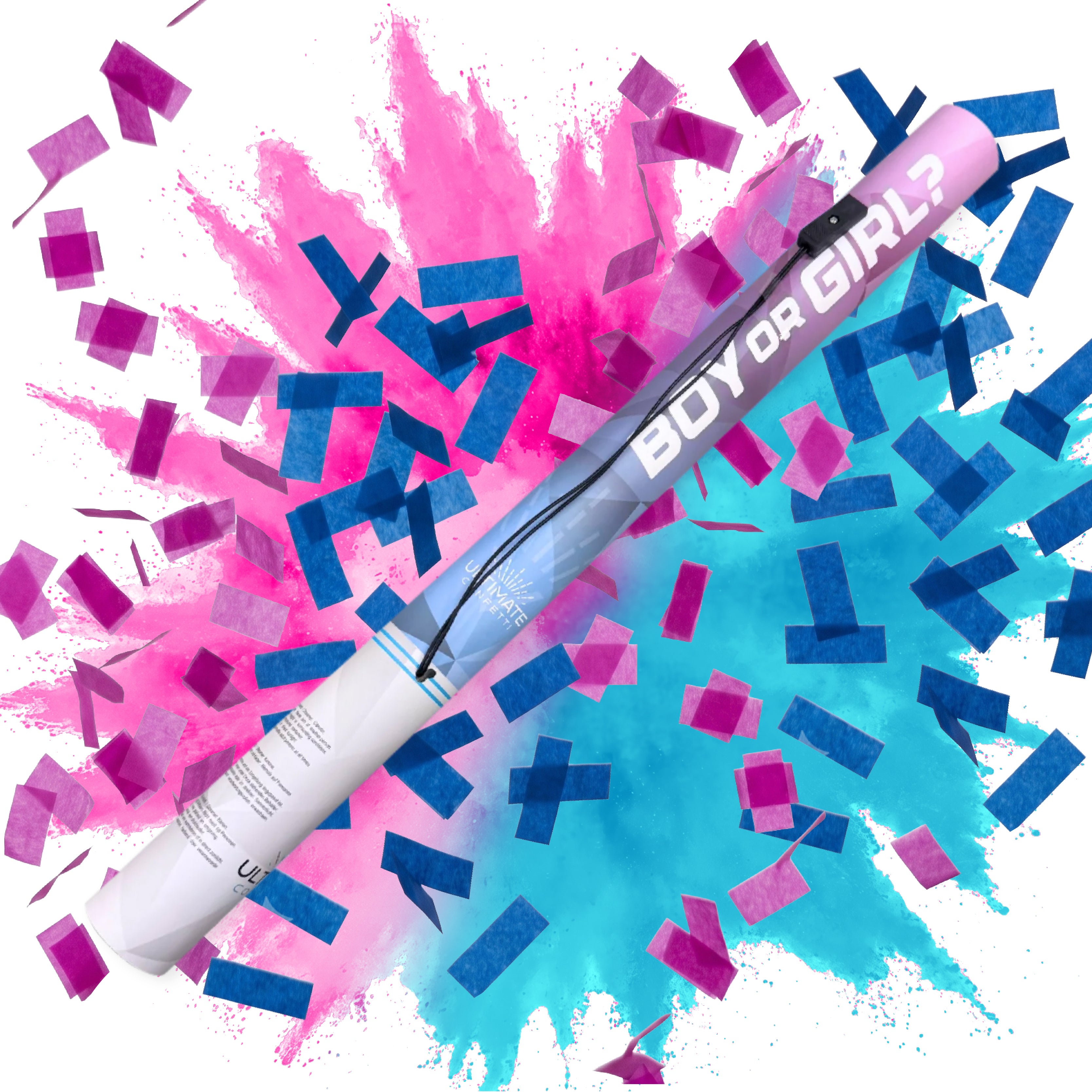 Electric Powder + Confetti Popper Cannon
