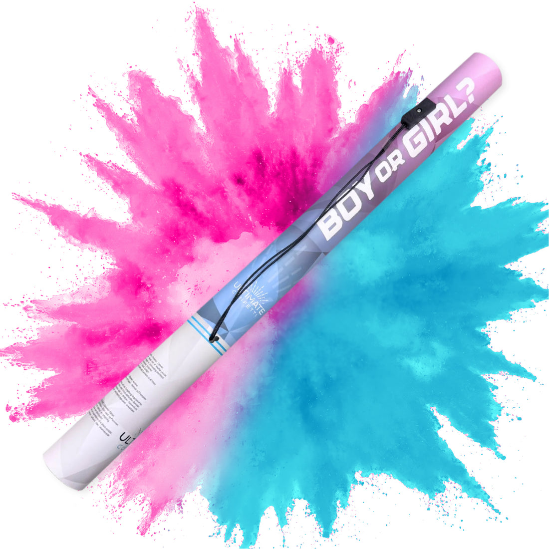Powder Popper Blue Electric Powder Popper Cannon – Ultimate Confetti