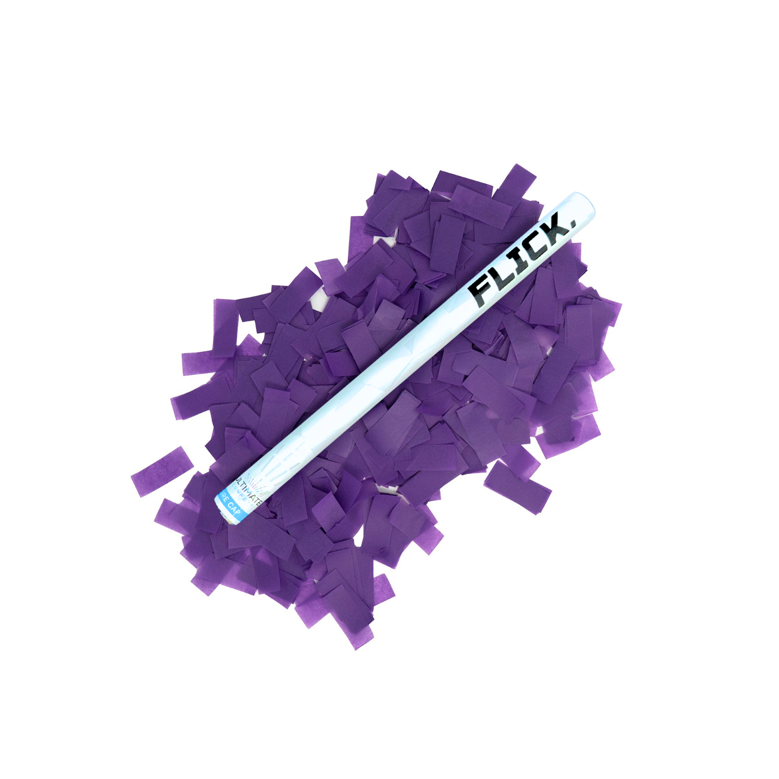 Purple Tissue Paper Confetti Flick Stick - (Pack of 8)