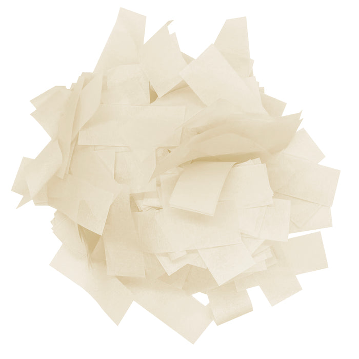 Vintage White/ Ivory Tissue Paper Confetti (1lb)