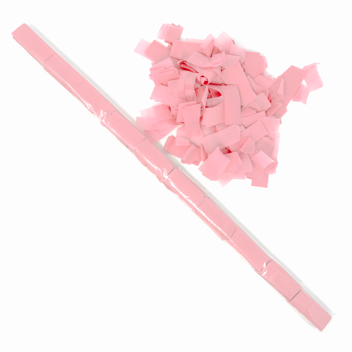 Baby Pink Tissue Confetti - Speed Load Cannon Sleeve (1/4lb)