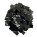 Black Metallic Foil Confetti (1lb) - Ultimate Confetti