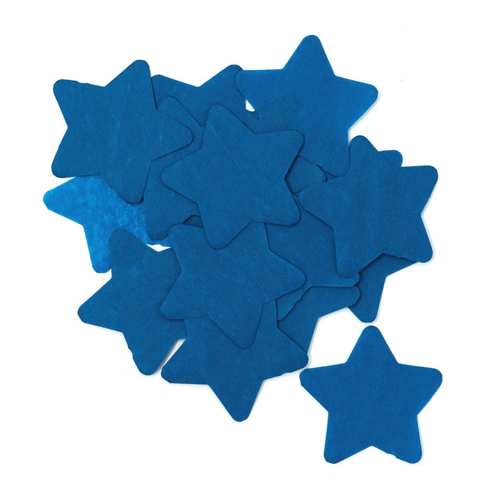 Blue Tissue Paper Paper Confetti - Stars (1lb) - Ultimate Confetti