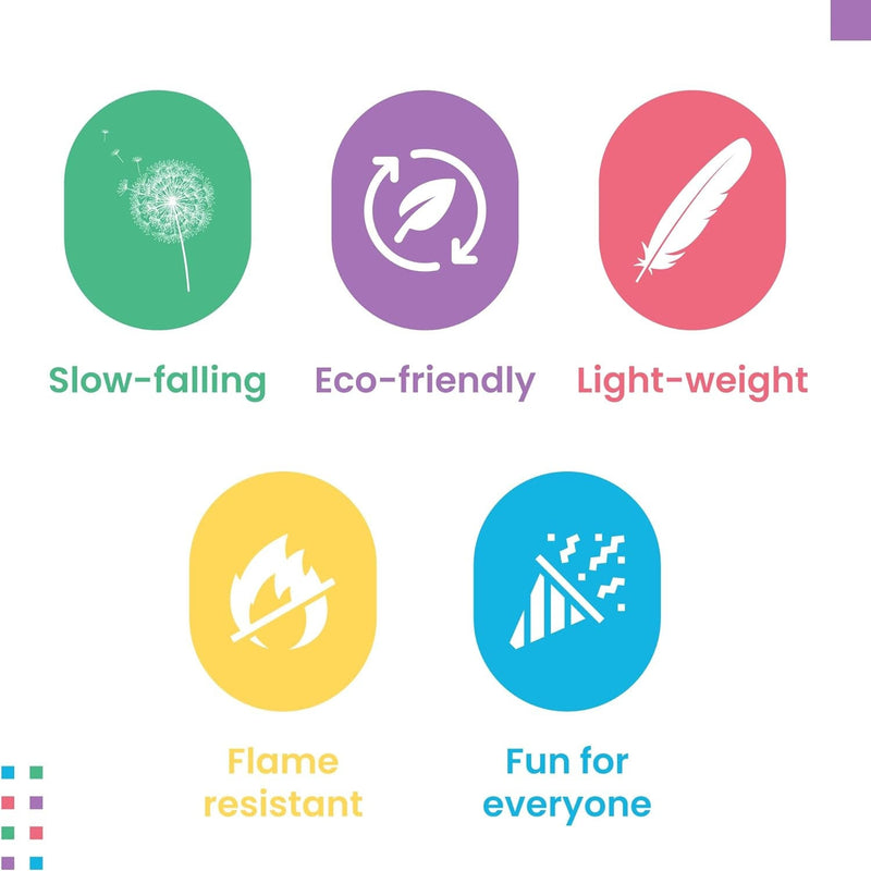 Dark Blue, Silver & White - Dallas Football Confetti Cannon (5 pack) - Ultimate Confetti