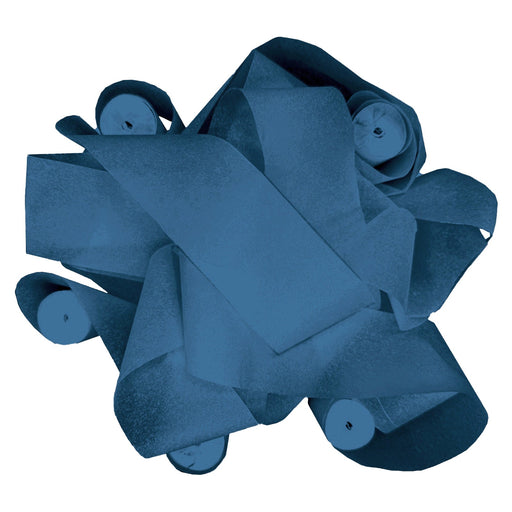 Dark Blue Tissue Stadium Streamers - 10 Rolls (2" x 30') - Ultimate Confetti