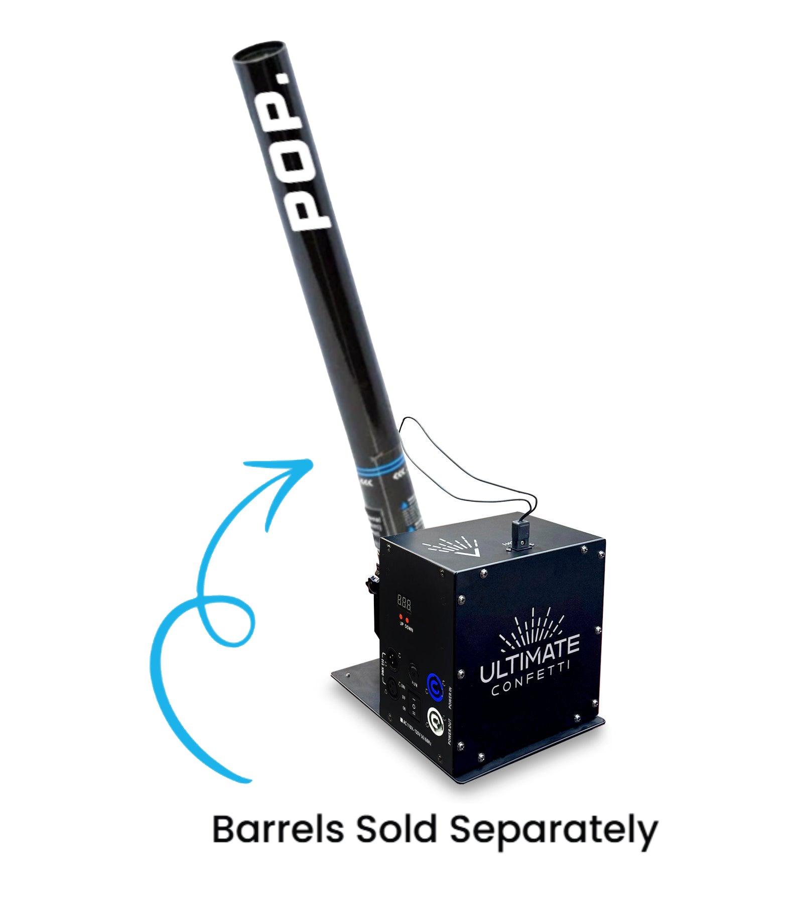 EC-1 | Electric Confetti Popper Cannon Base – Ultimate Confetti