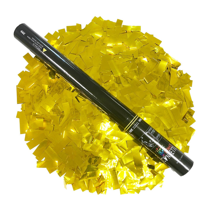 Gold Metallic Foil Confetti Handheld Cannon (22") - Ultimate Confetti