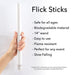 Gold Metallic Foil Streamer Flick Stick - 14" (Pack of 8) - Ultimate Confetti