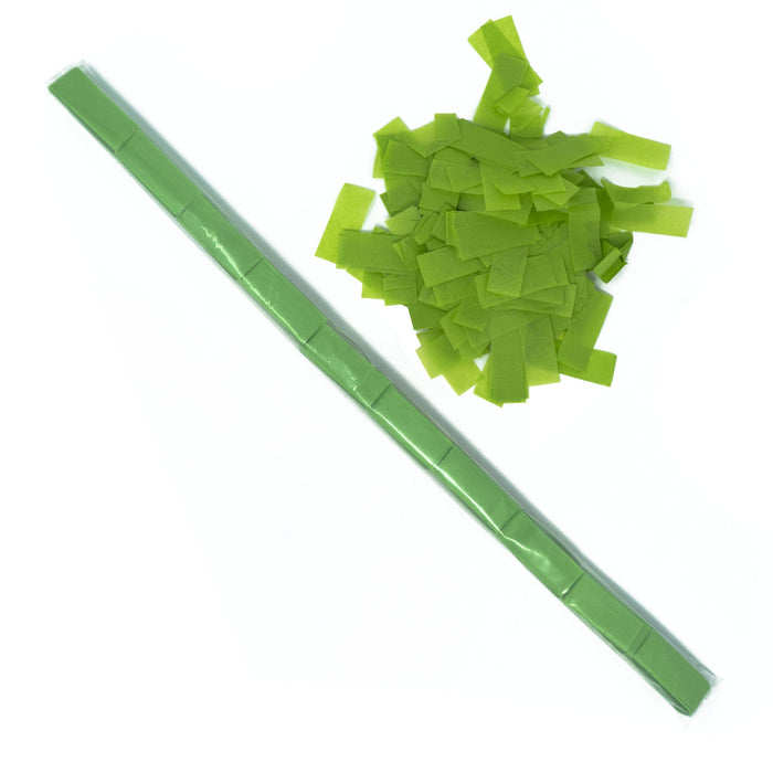 Light Green Tissue Confetti - Speed Load Cannon Sleeve (1/4lb) - Ultimate Confetti