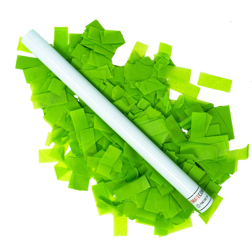 Light Green Tissue Paper Confetti Flick Stick - 14" (Pack of 8) - Ultimate Confetti