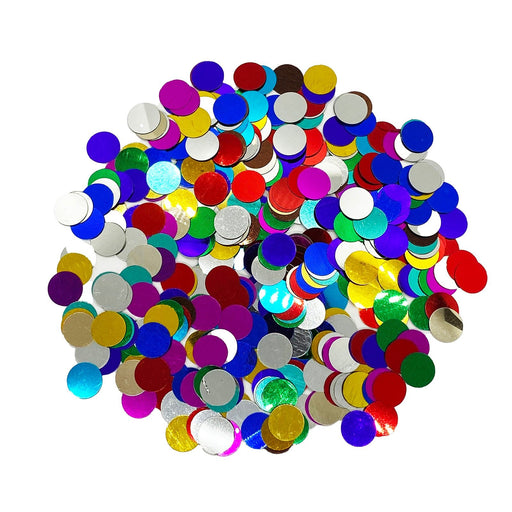 Multicolor Metallic Circles - Table Confetti Decoration - Ultimate Confetti