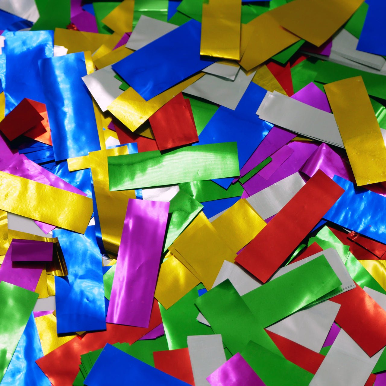 Rainbow Metallic Foil Confetti (1lb) – Ultimate Confetti