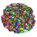 Multicolor Metallic Miniature Foil Confetti - Squares (1lb) - Ultimate Confetti