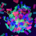 Neon UV Multicolor Tissue Paper Confetti (1lb) - Ultimate Confetti