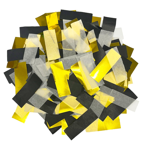 New Year's Eve Mix - Black, White & Gold Confetti (1lb) - Ultimate Confetti