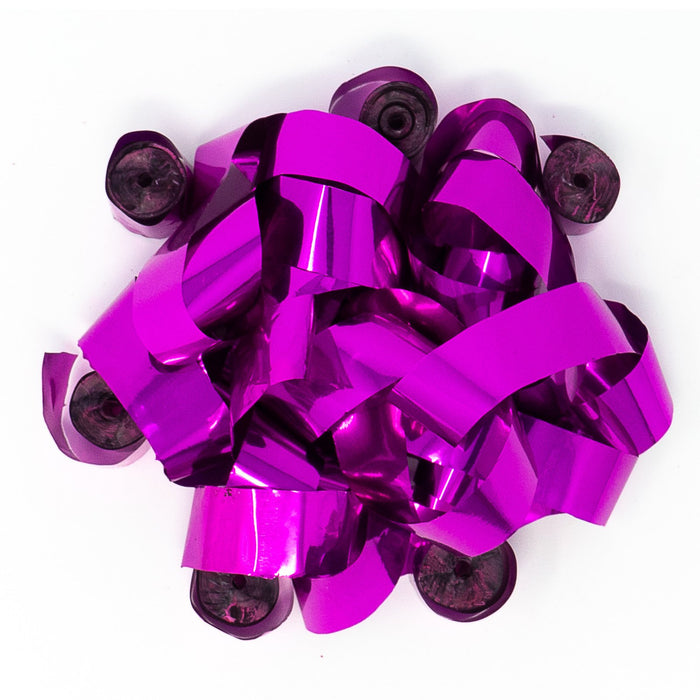 Pink Metallic Foil Streamers - 20 Rolls (1" x 30') - Ultimate Confetti