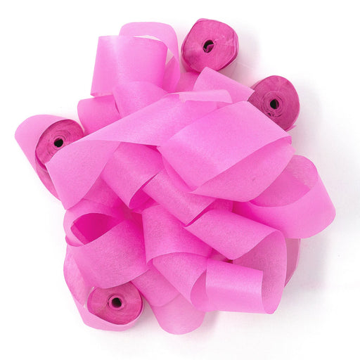 Pink Tissue Paper Streamers - 20 Rolls (1" x 30') - Ultimate Confetti