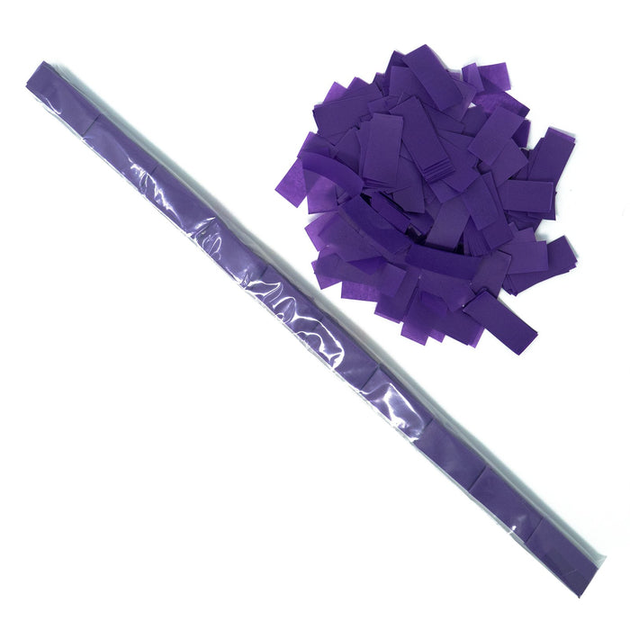 Purple Tissue Confetti - Speed Load Cannon Sleeve (1/4lb) - Ultimate Confetti