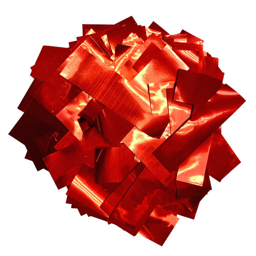 Red Metallic Foil Confetti (1lb) - Ultimate Confetti