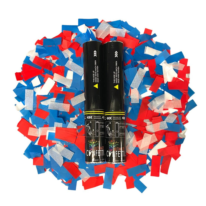 Red, White, Blue Cannon - 2 PACK - Ultimate Confetti