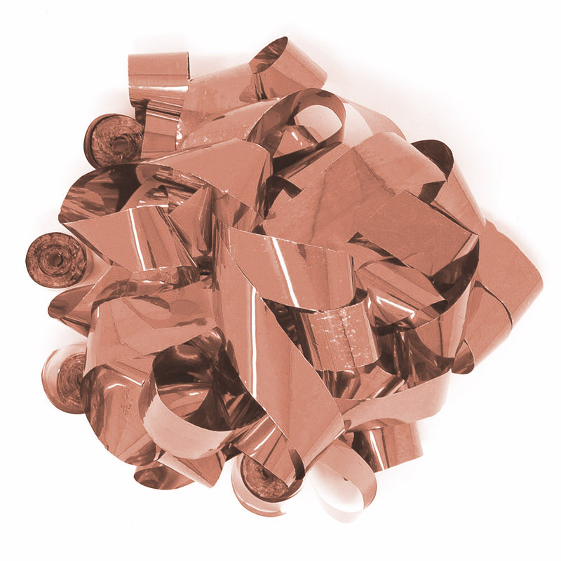 Rose Gold Metallic Foil Streamers - 20 Rolls (1" x 30')