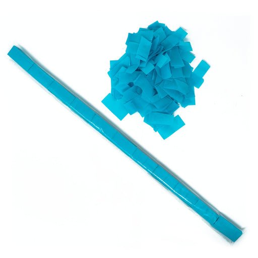 Turquoise Tissue Confetti - Speed Load Cannon Sleeve (1/4lb) - Ultimate Confetti