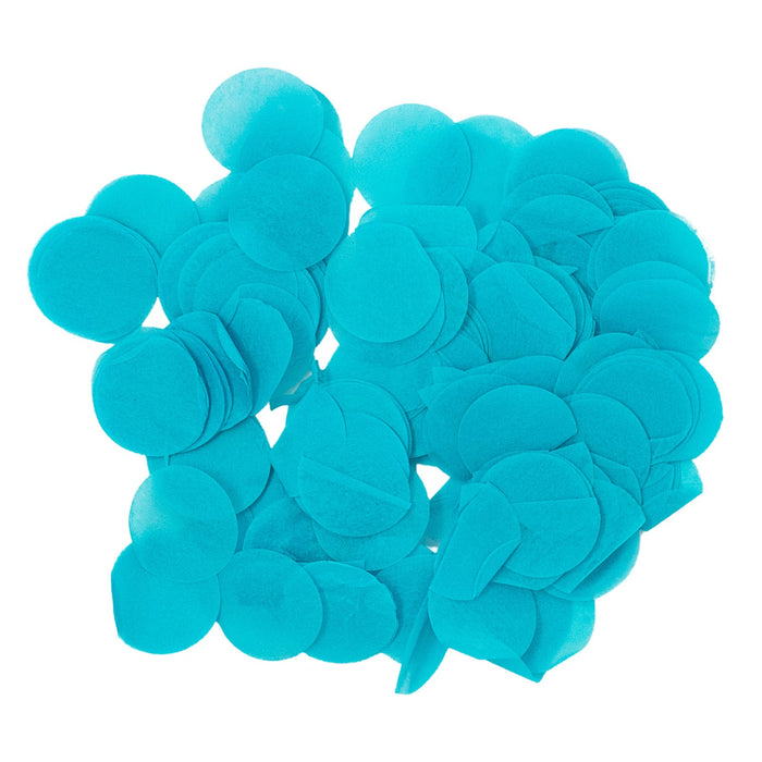 Turquoise Tissue Paper Confetti Dots - 1" Circles (1lb) - Ultimate Confetti