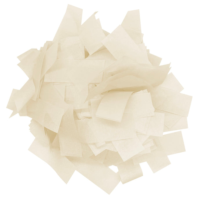 Vintage White/ Ivory Tissue Paper Confetti (1lb) - Ultimate Confetti