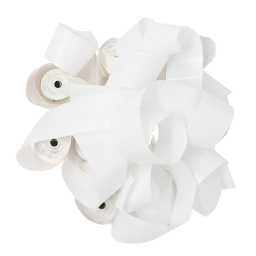 White Tissue Paper Streamers - 20 Rolls (1" x 30') - Ultimate Confetti