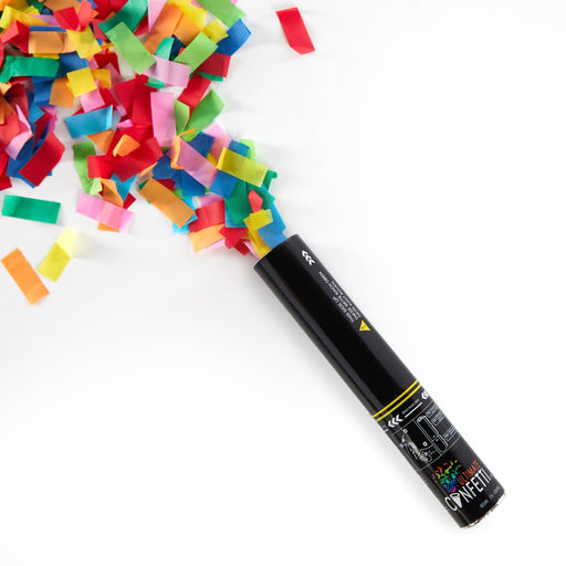 Yellow Tissue Confetti Launcher - Flick Stick — Ultimate Confetti