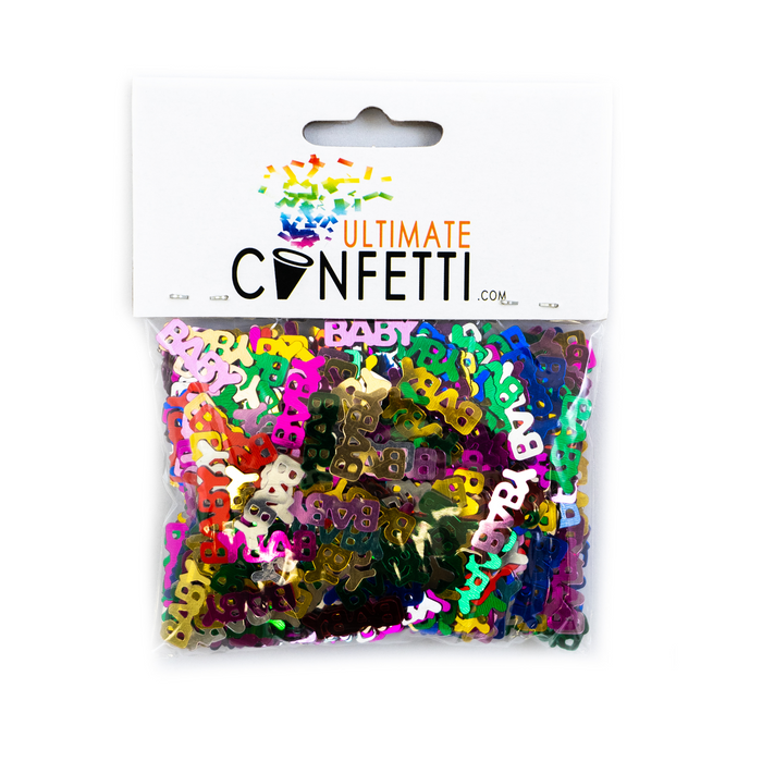 Multicolor "BABY" Shower - Table Confetti Decoration
