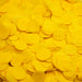 round yellow confetti 