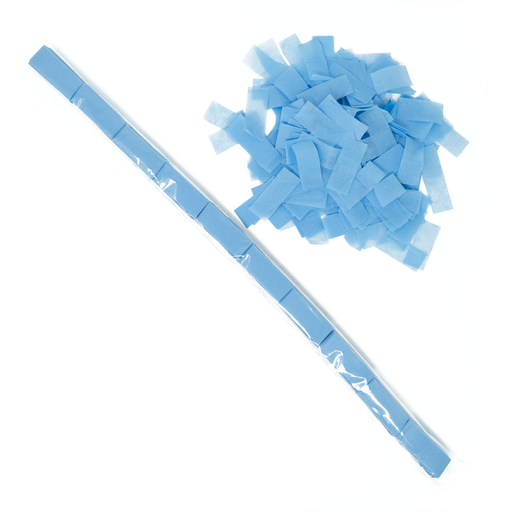 Baby Blue Tissue Paper Confetti - Speed Load Cannon Sleeve