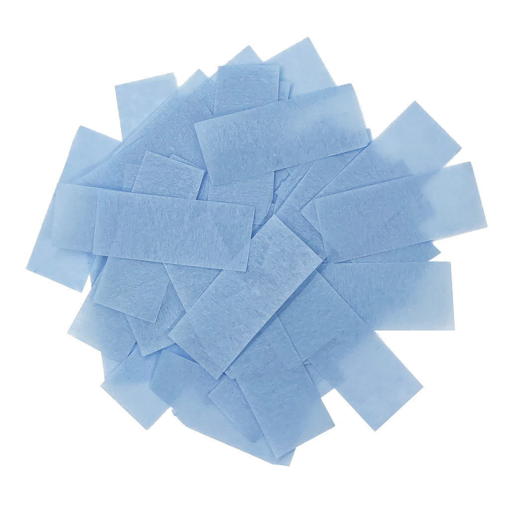 Blue tissue paper