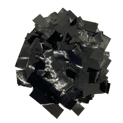 Black Metallic Confetti (1lb) | Ultimate Confetti