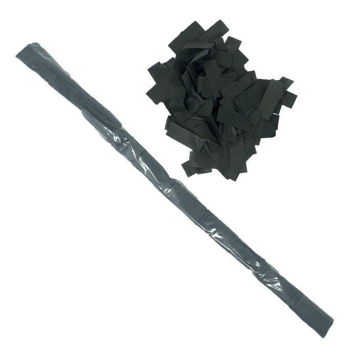 Black Tissue Confetti - Speed Load Cannon Sleeve — Ultimate Confetti