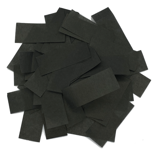 Black Tissue Paper Streamers - 20 Rolls — Ultimate Confetti
