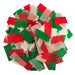 Christmas Confetti Mix - Red, Green, White Confetti (1lb)