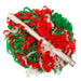 Red, White, Green - Tissue Streamer Flick Stick (14")