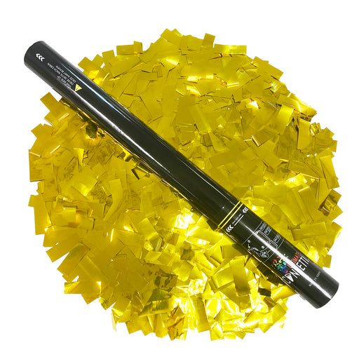 Confetti Streamers - Bright Gold Metallic, Cannon-Ready. USA Factory –  Times Square Confetti