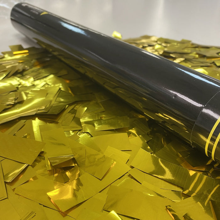 Gold Metallic Handheld Confetti Cannon (22")
