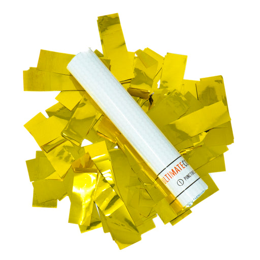 Gold Metallic Confetti Launcher Flick Stick | Ultimate Confetti