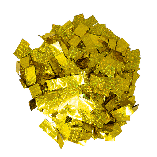 Gold Metallic Laser-Printed Confetti (1lb)