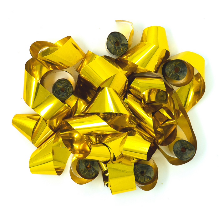 Gold Metallic Streamer Confetti Sleeve