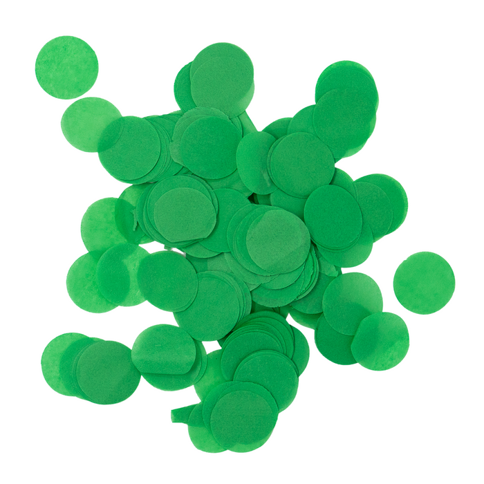Round Green Biodegradable Confetti (1 Pound Bulk) — Ultimate Confetti