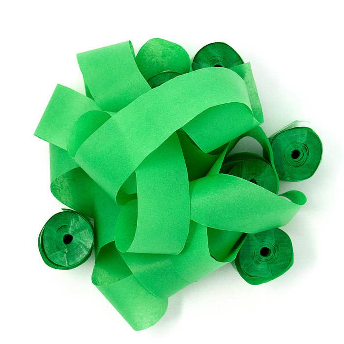 Dark Green Tissue Paper Streamers - 20 Rolls — Ultimate Confetti