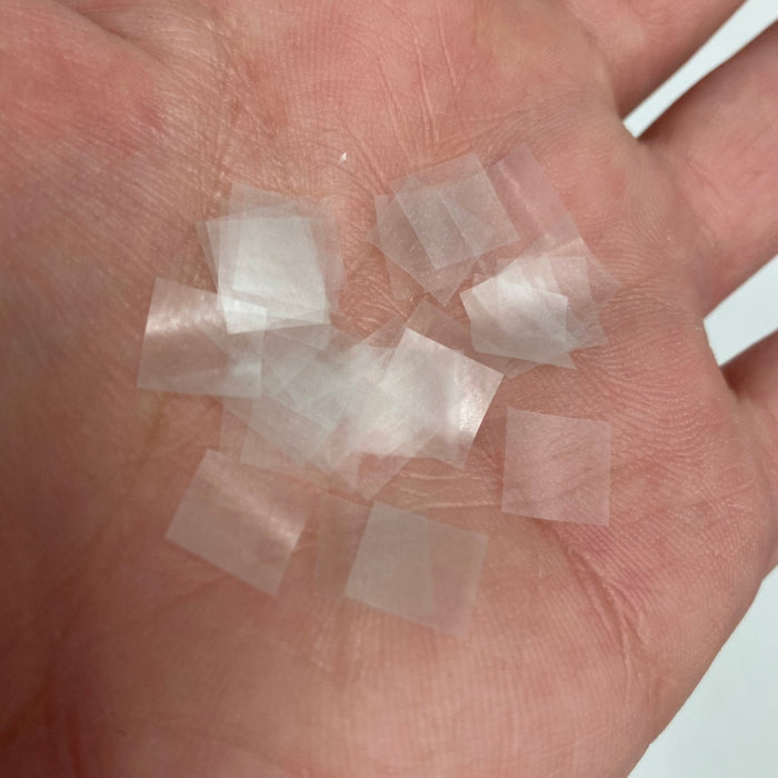 White Rice Paper Flick Stick - Water Soluble Confetti