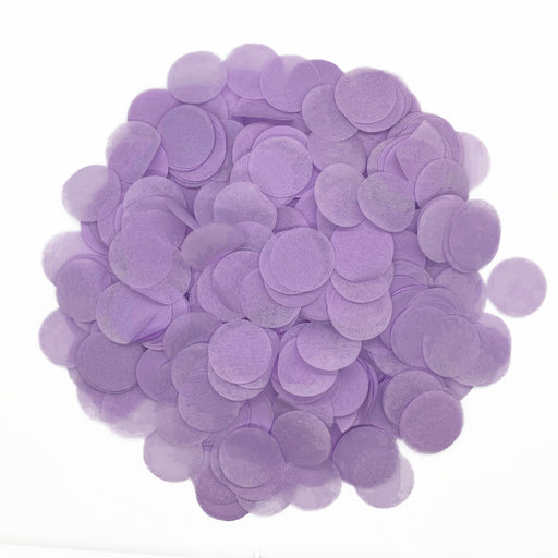 Lavender Tissue Paper Confetti Dots - Circles (1lb)