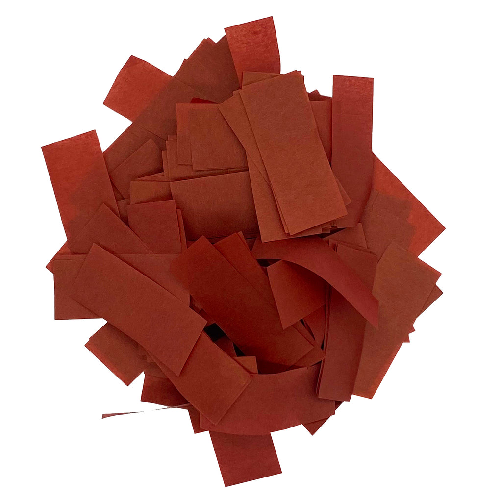 Maroon Tissue Paper Miniature Confetti - Squares (1lb)