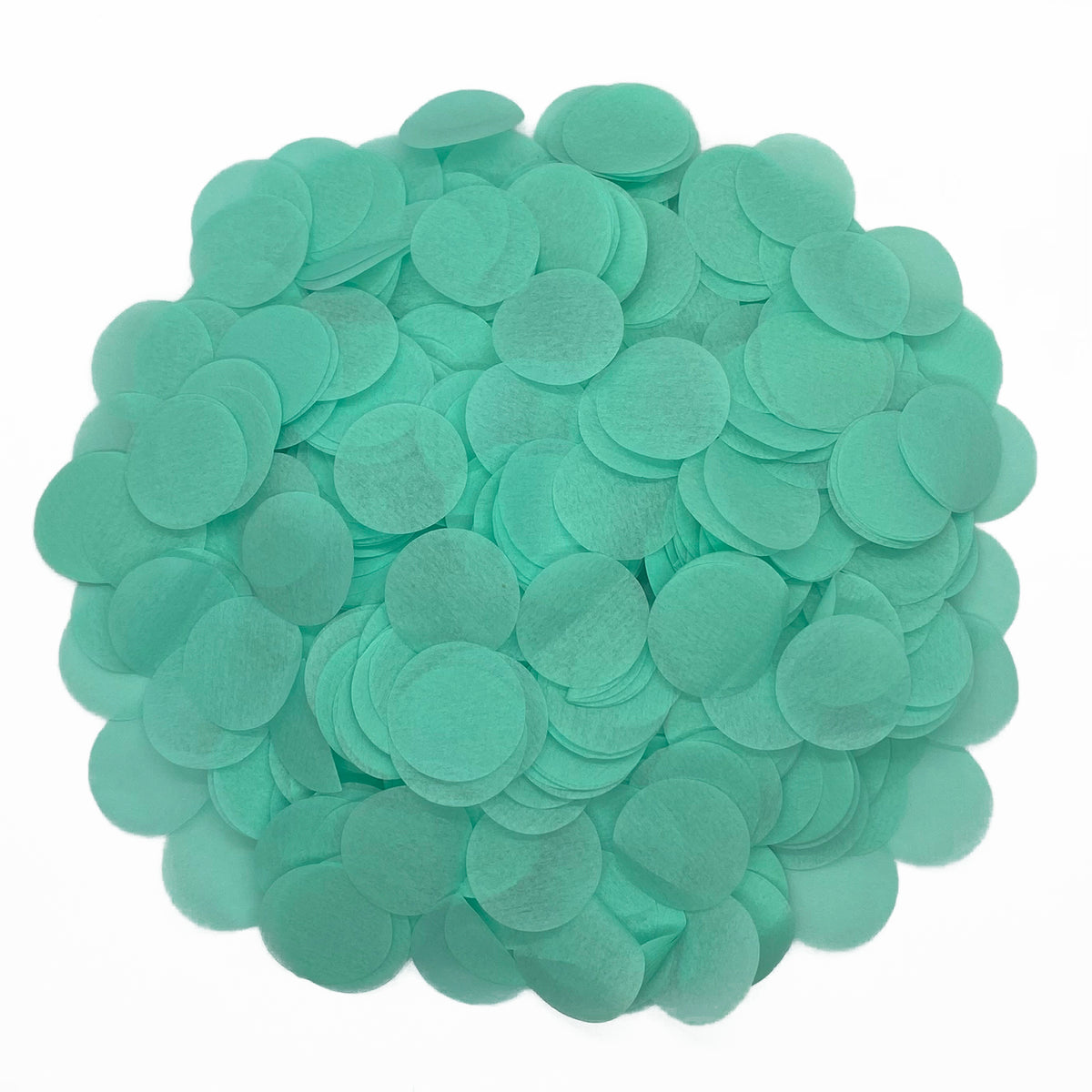 Round Mint Green Confetti (1 Pound Bulk) — Ultimate Confetti